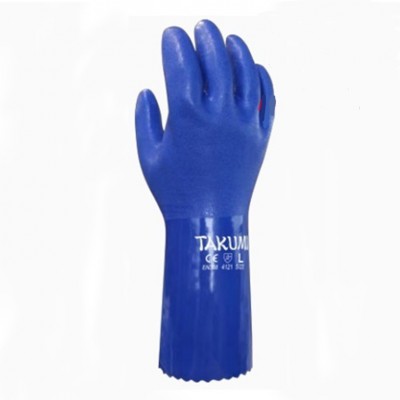 JP-Găng tay chống dầu loại vừa TAKUMI PVC 600L size M